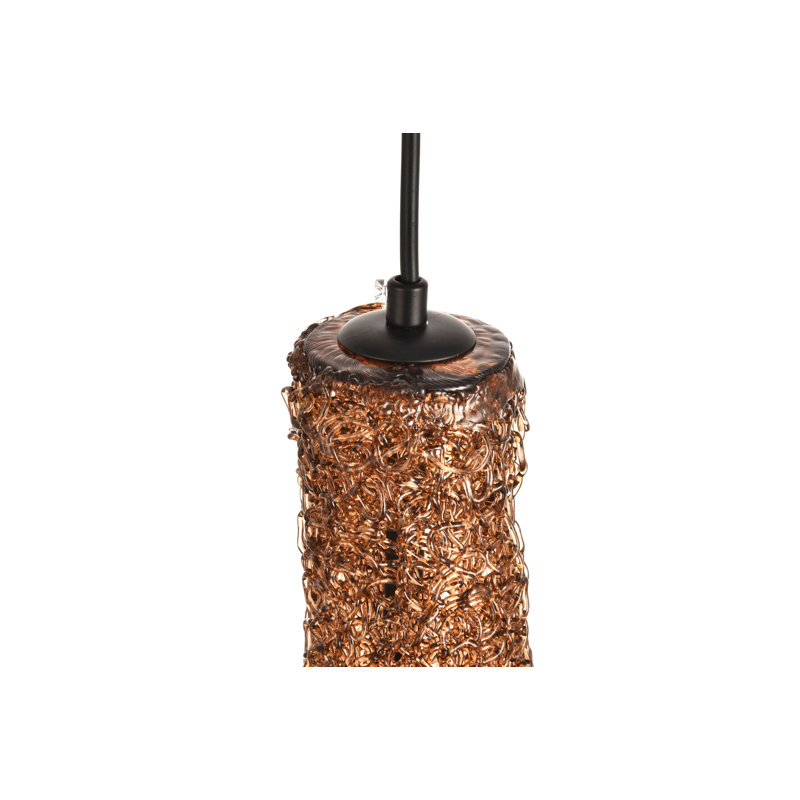 Flinchum 1 - Light Single Pendant, Black/Coffee