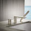 Parallel Single Handle Deck Mount Bath Faucet with Handshower-1413537739