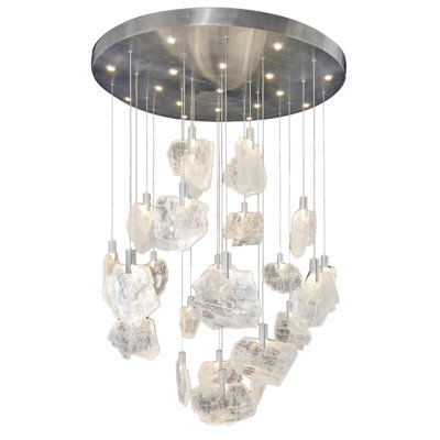 Lustre suspendu Selenite
