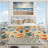Vintage Beige Minimalism Floral Blossums Coastal Duvet Cover-94672877