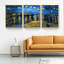 Claude Monet - Ensemble de 3 reproductions d'art sur toile encadrées
