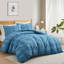 Ensemble de housse de couette brodée réversible à fermeture à glissière Averyonna-9678550-9678557