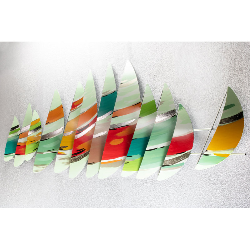 Handmade Modern Abstract Wall Decor on Metal