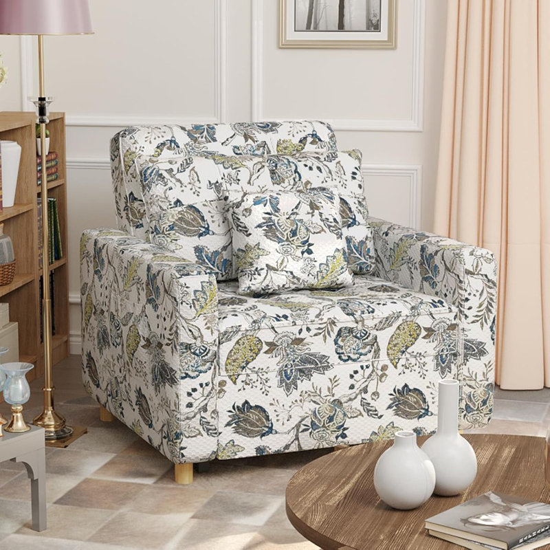 Upholstered Accent Chair, Floral
