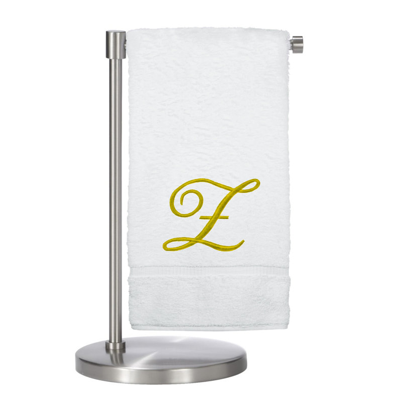 Super Plush Bath Towel, White/Gold, Z