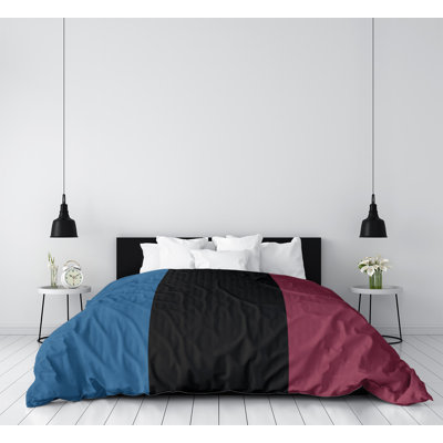 Housse de couette simple réversible
