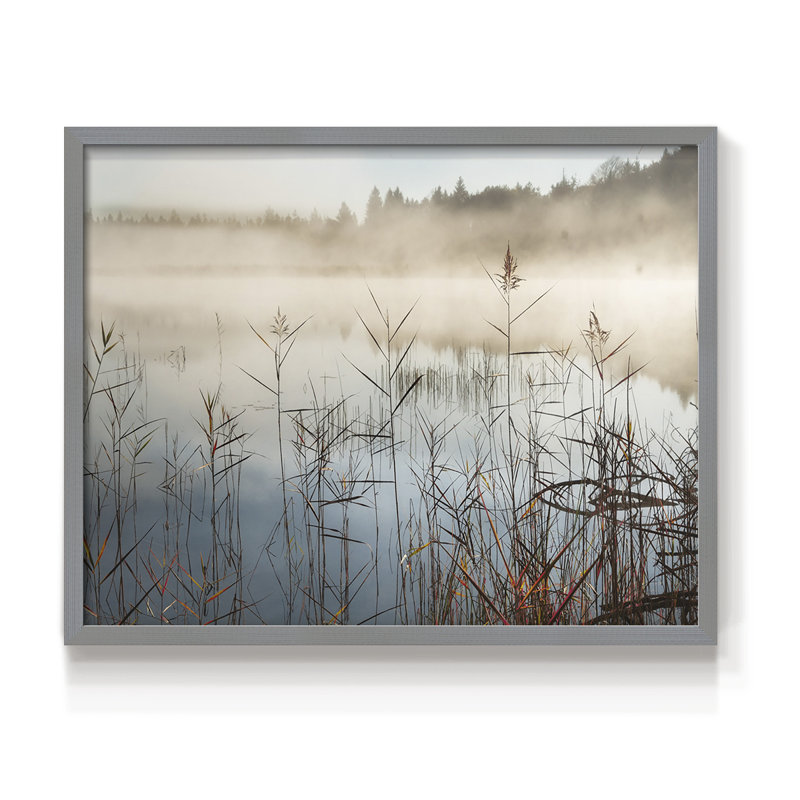 Early Rise -Framed Print - Restickable, H 16 po x l 20 po, Gris