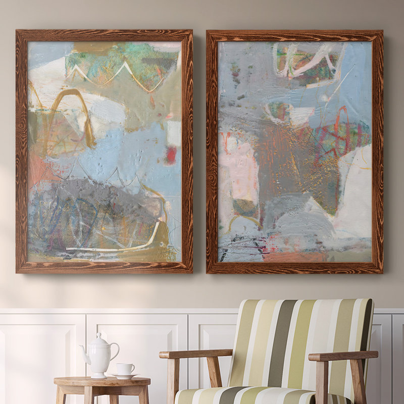 Minim I Minim I - 2 pièces, reproduction sur toile encadrée, Érable, H 31,5 po x l 88 po x P 1,5 po