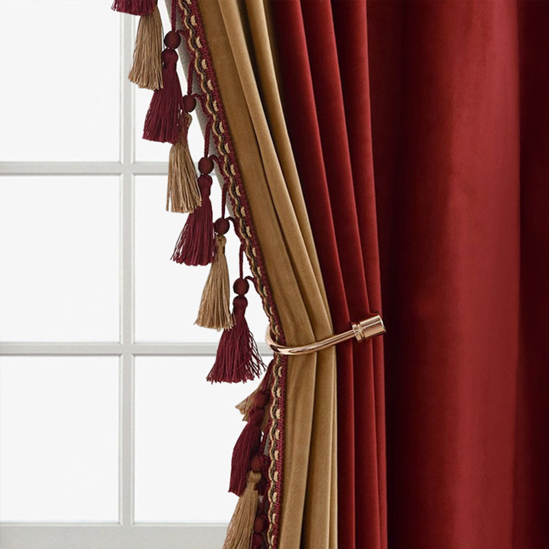 Casoni Room Darkening Curtain Panel Pair, 52" W x 95" L