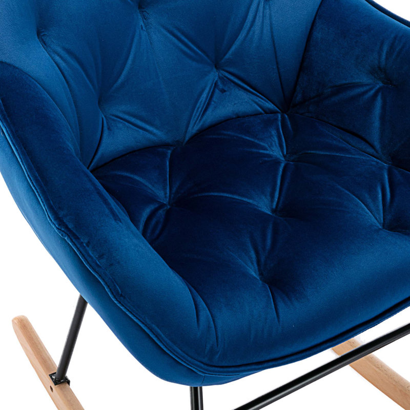 Chaise berçante Dehaan, Bleu