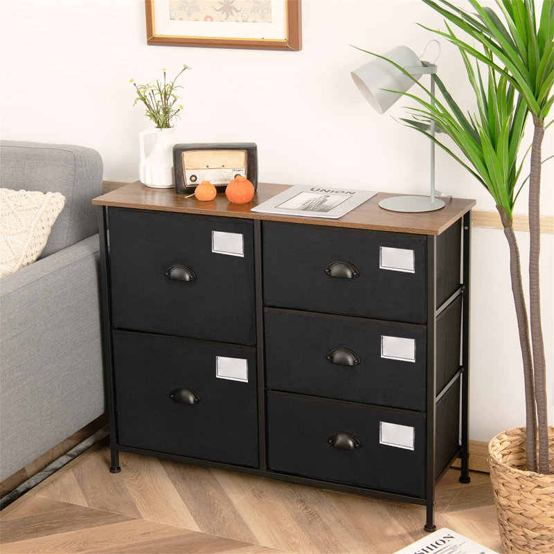 Amadio 5 Drawer Storage Drawer