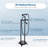 Floor Waterfall Faucet with Diverter