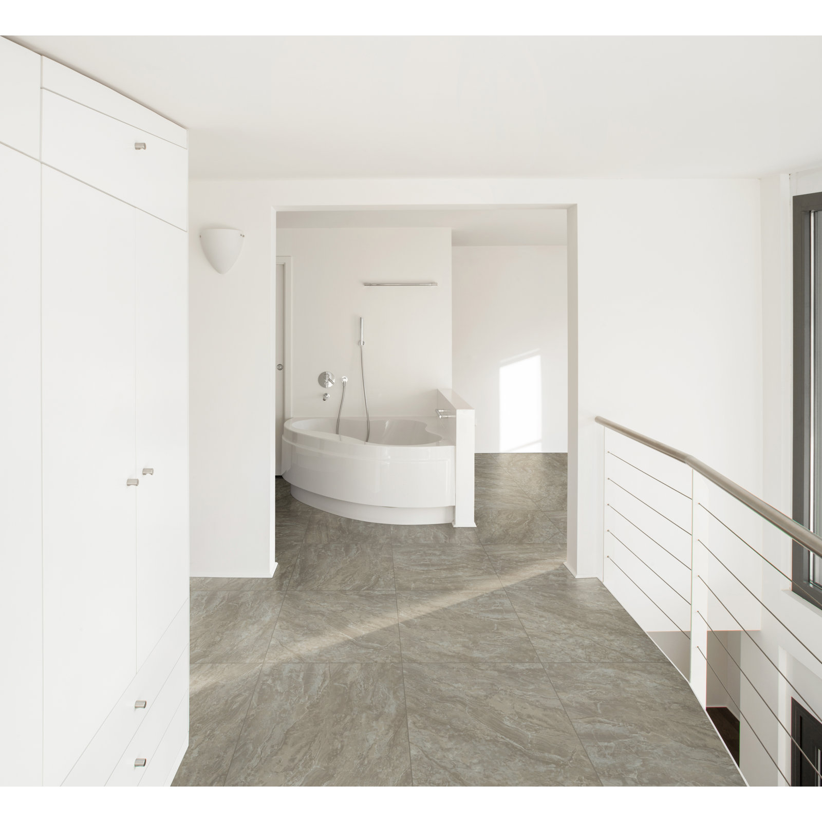 Windsor 24" x 24" Porcelain Stone Look Tile, Strato
