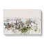 Hong Kong Skyline Watercolour - Wrapped Canvas-56663992