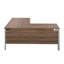 Buariki L-Shaped Metal Base Executive Desk-1413749151-1413749150-1413749145