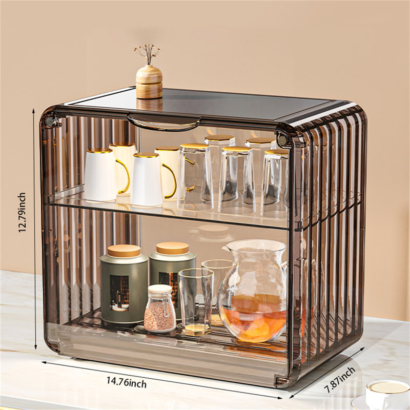Support de rangement pour tasses, Noir