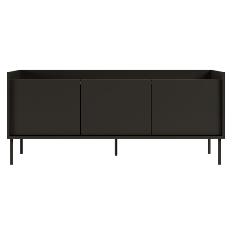 Unfinished TV Stand, 140, Black