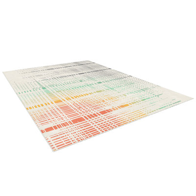 Tiya Abstract 120cm X 170cm Area Rug