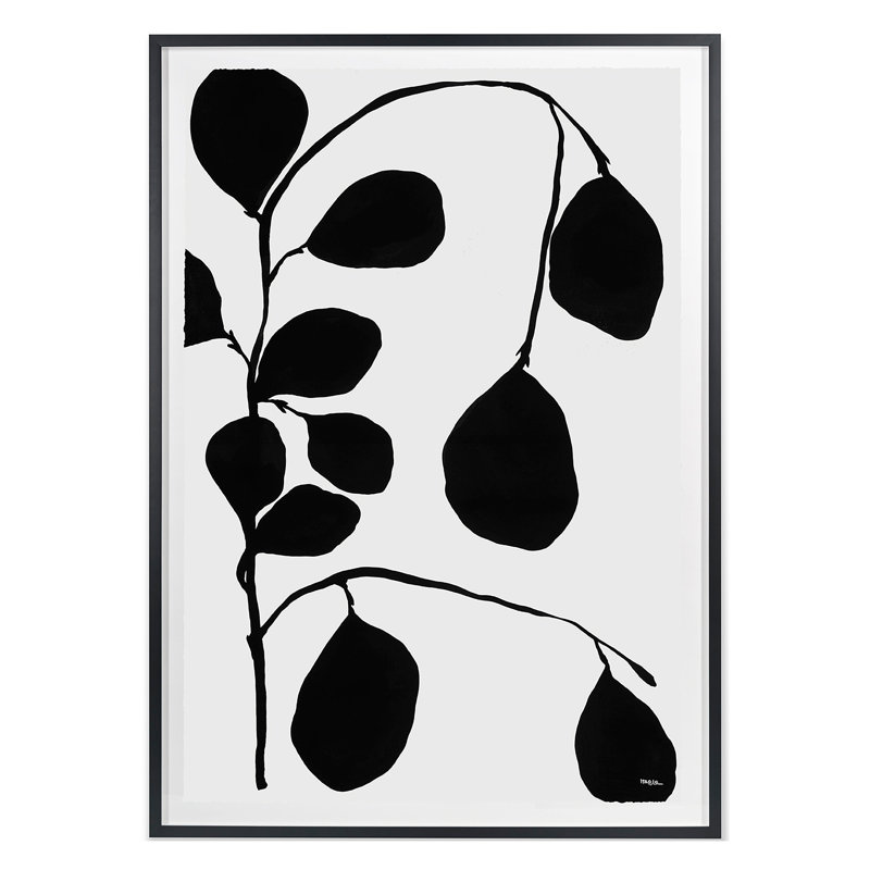 Black Gray 2 Print by Hable Construction, 48'' H x 34'' W