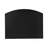 Latitude Run® Forsyth Windowpane Arch Mirror Black-1521054859