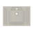 31'' Ceramic Top Widespread 3 cm thick  White-112168461