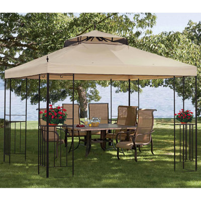 Garden Winds Beige Replacement Canopy for Gazebo