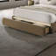 Magnifique lit pour grand lit 1pc avec design incurvé et velours brun-1793134734-1793134735