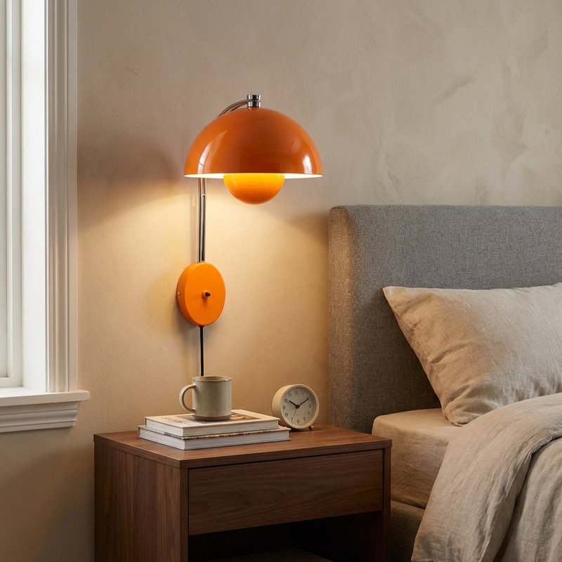 Luminaires muraux encastrés Paciti, Orange