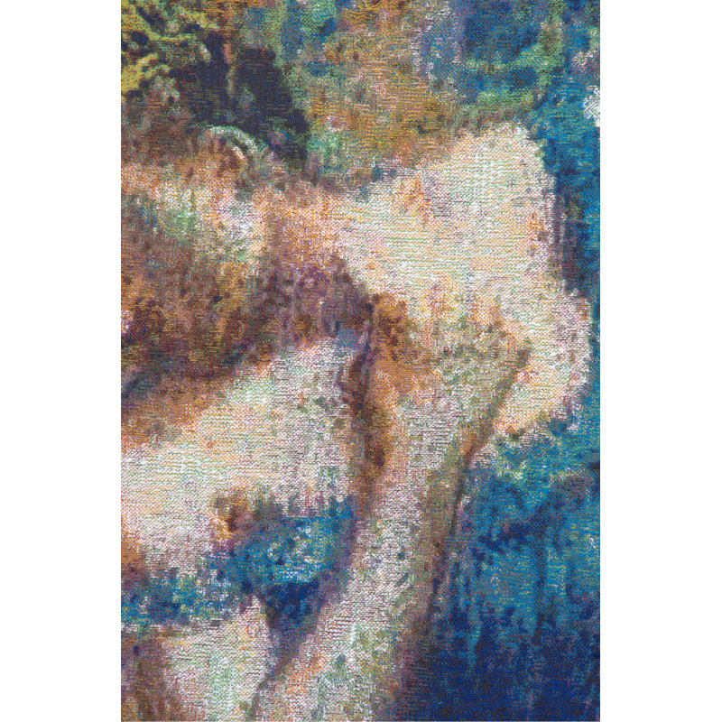 Loom Woven Cotton Blend Wall Hanging, 38" H x 38" W x 0.15" D