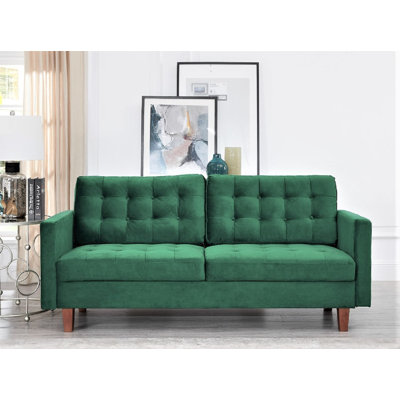 Brande 74.5'' Velvet Sofa