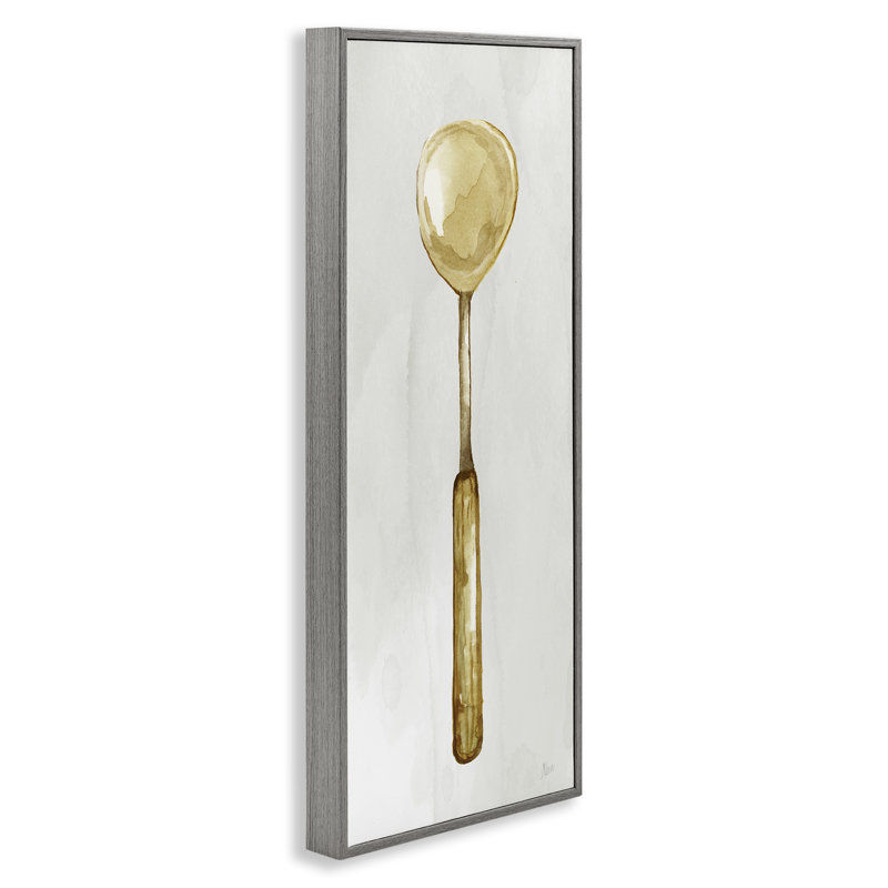  Ustensile de cuisine rustique Stupell Industries, estampe numérique encadrée par Nan, H 30 po x l 13 po