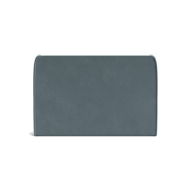 Niles 48 Floating Rail Bed, King, Performance Velvet - Harbor