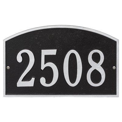 Legacy 1-Line Wall Address Plaque