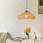 1-Light Rattan Hanging Ceiling Chandelier Fixture-1662268216