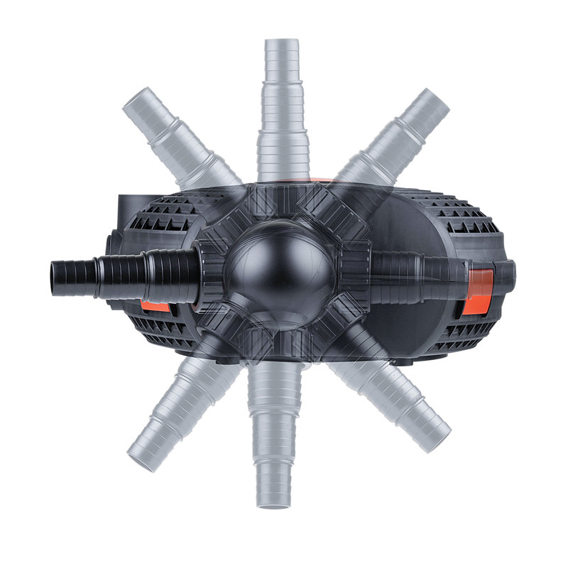 Eco-Sphere Black and Red Energy-Saving Pond Pump