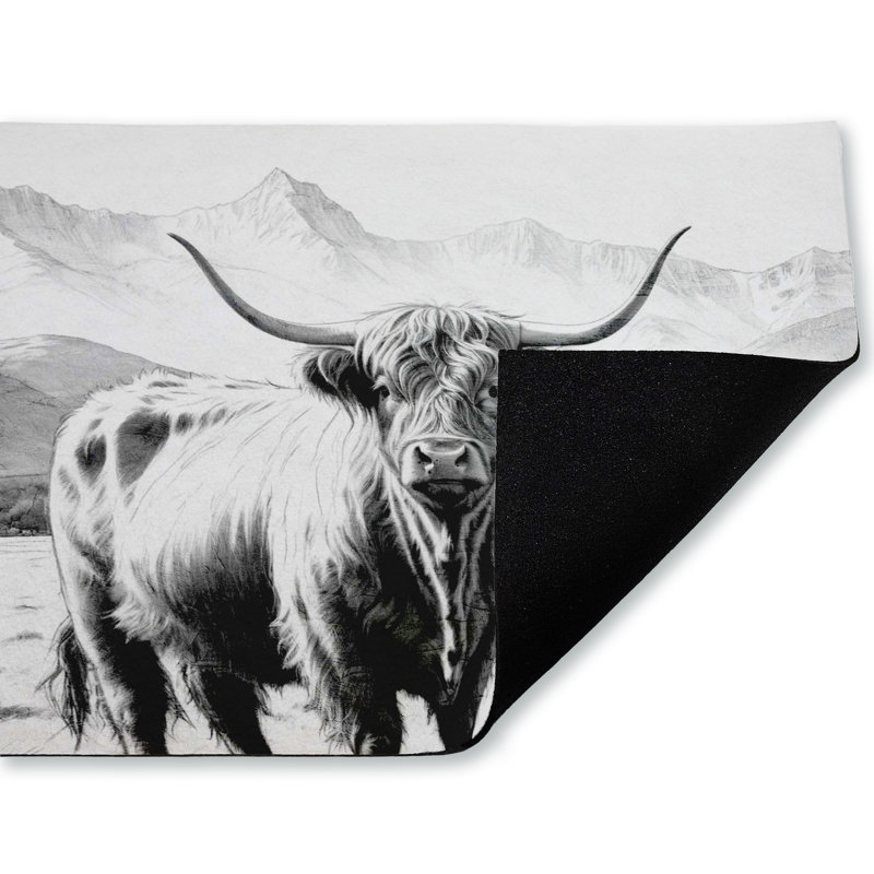 Tapis d'extérieur imprimé Highland