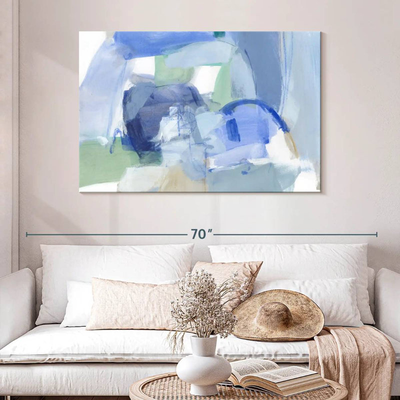 Avery Blue Formation II, 32" H x 48" W