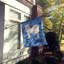 Caniche en polyester à 2 côtés 40 x 28 po standard welcome drapeau maison-957493125