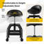 Tabouret de mécanicien avec boîte à outils 4 roues universelles Inbox-997037559