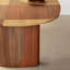 Table elliptique en bois massif idéale pour un usage domestique-1337870741