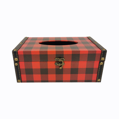 Housse pour boîte à mouchoirs Ozturk Buffalo Check