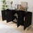 Rish Modern Sideboard With Four Doors, Metal Handles, Legs And Adjustable Shelves-53075134