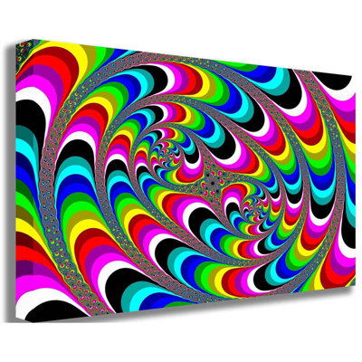 Impression sur toile Backlund «psychedelic»