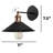 Adjustable Head Metal Body Barnlight Wall Sconce