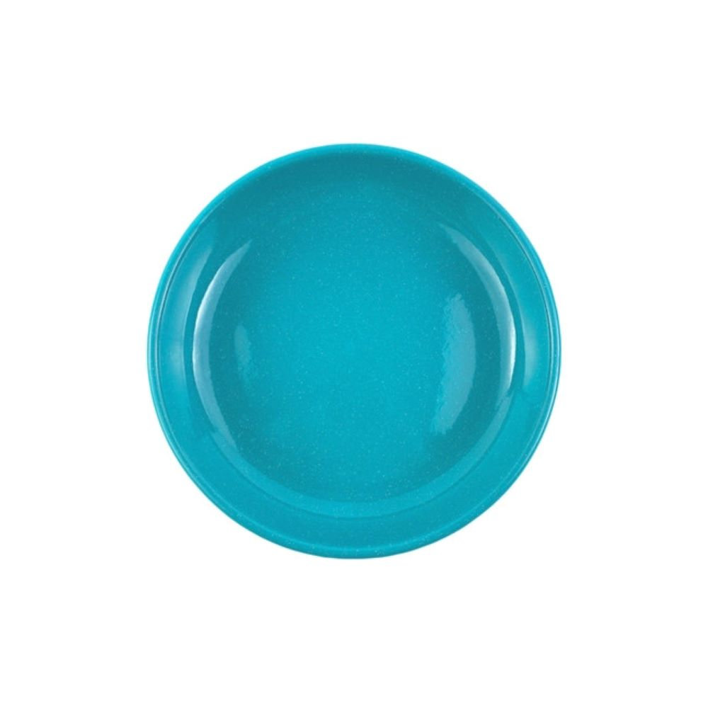 Crow Canyon Enamelware Stinson Pasta Plates, Turquoise 