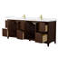 Palmilla 84" Freestanding Double Bathroom Vanity with Cultured Marble Top-909761496-955220821-955220823