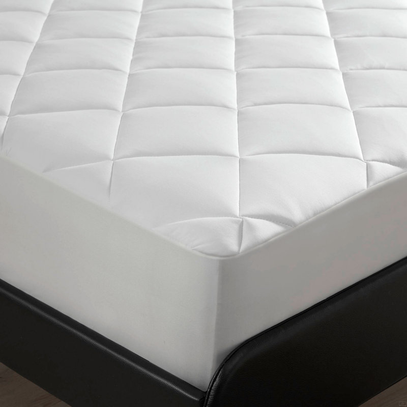 Overfilled Deep Pocket Mattress Pad White, King