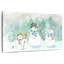 Let It Snow - paysage de bonhomme de neige bleu-2107516643