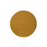 Hand Tufted Wool Area Rug in Ochre