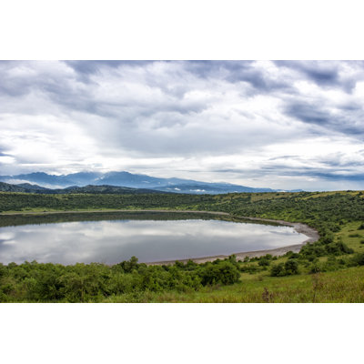 Crater Lake In Uganda by Misugo - Wrapped Canvas Print